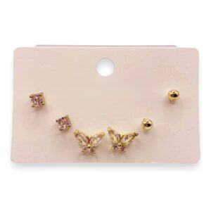 Set Mariposa Cristal
