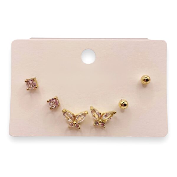 Set Mariposa Cristal