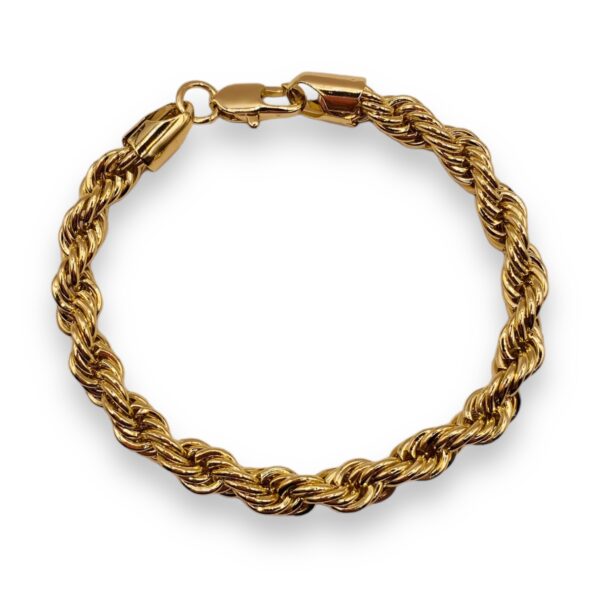 Brazalete Twist Chain Gold