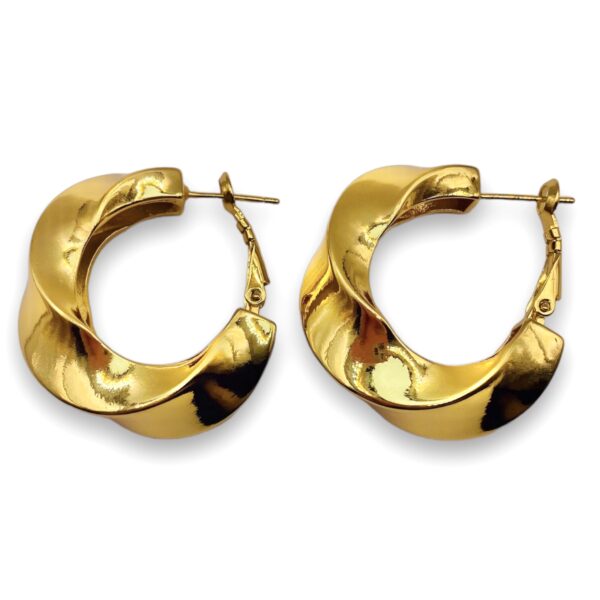 Arracadas Twist Large Gold