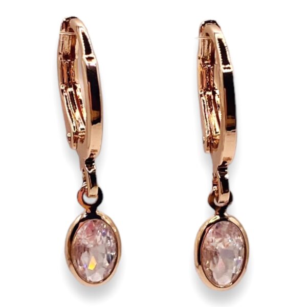 Huggie Oval Stone Rosé