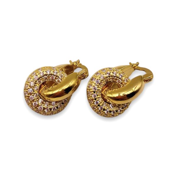 Arete Stone Ring Chunky Gold