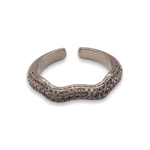 Anillo Wavy Stack