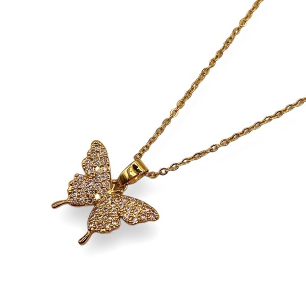 Bling Butterfly Necklace