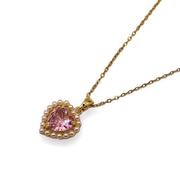 Collar Rosé Heart