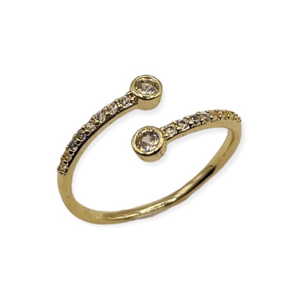 Anillo Gold Two Ends