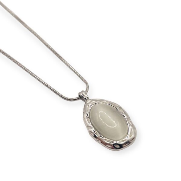 Silver Mirror Necklace