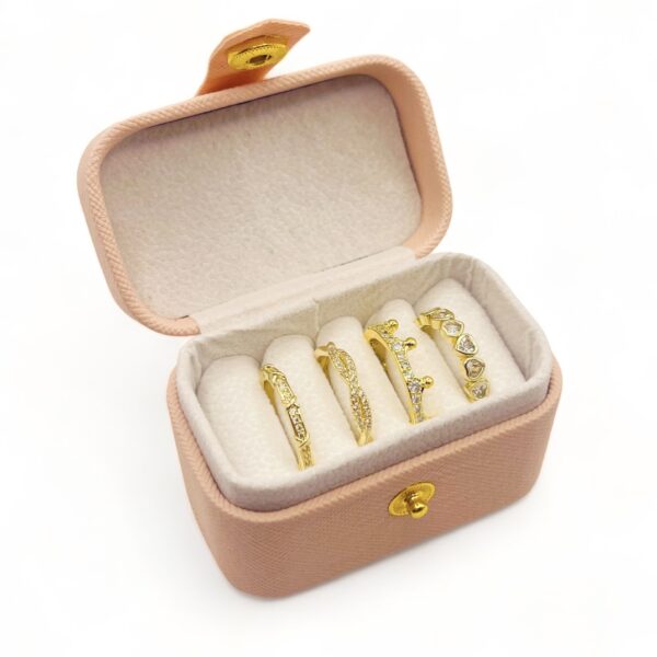 Joyero Pink Ring Stack
