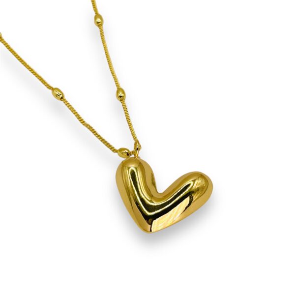 Collar Corazón Inflado