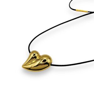 Collar Leather Heart